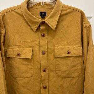 L.L. Bean Men's Mustard Shirt Jacket